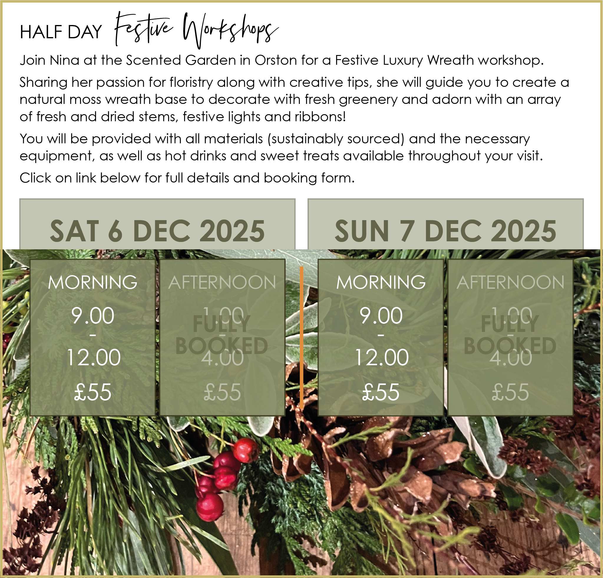 Half Day Festive Workshop